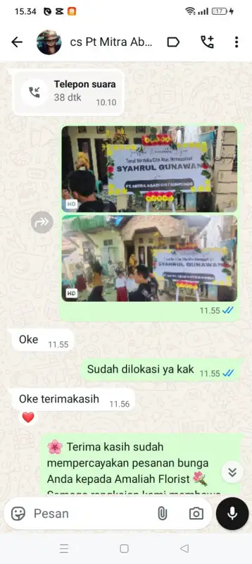 Testimonial Papan ucapan GOWA