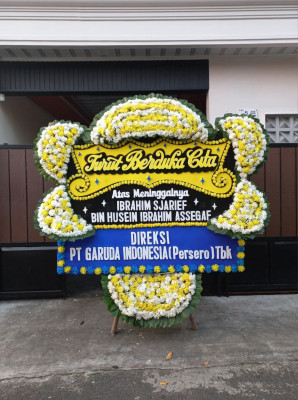 Papan Bunga Duka di GOWA